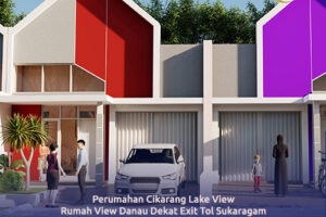 Perumahan Cikarang Lake View Rumah View Danau Dekat Exit Tol Sukaragam